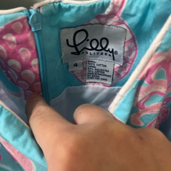 Vintage Lilly Pulitzer Shift dress! Size 4 - Picture 2 of 2
